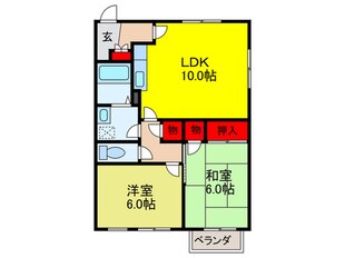 メゾン信貴の物件間取画像